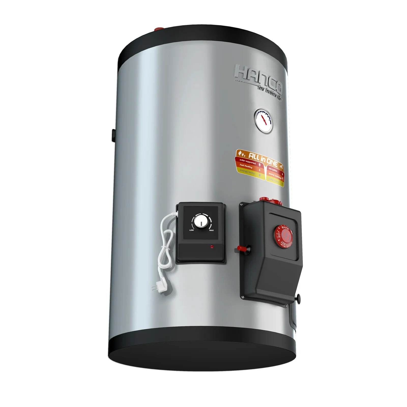 50 Liter Electric & Gas Water Heater | Hybrid Geyser - Image 2