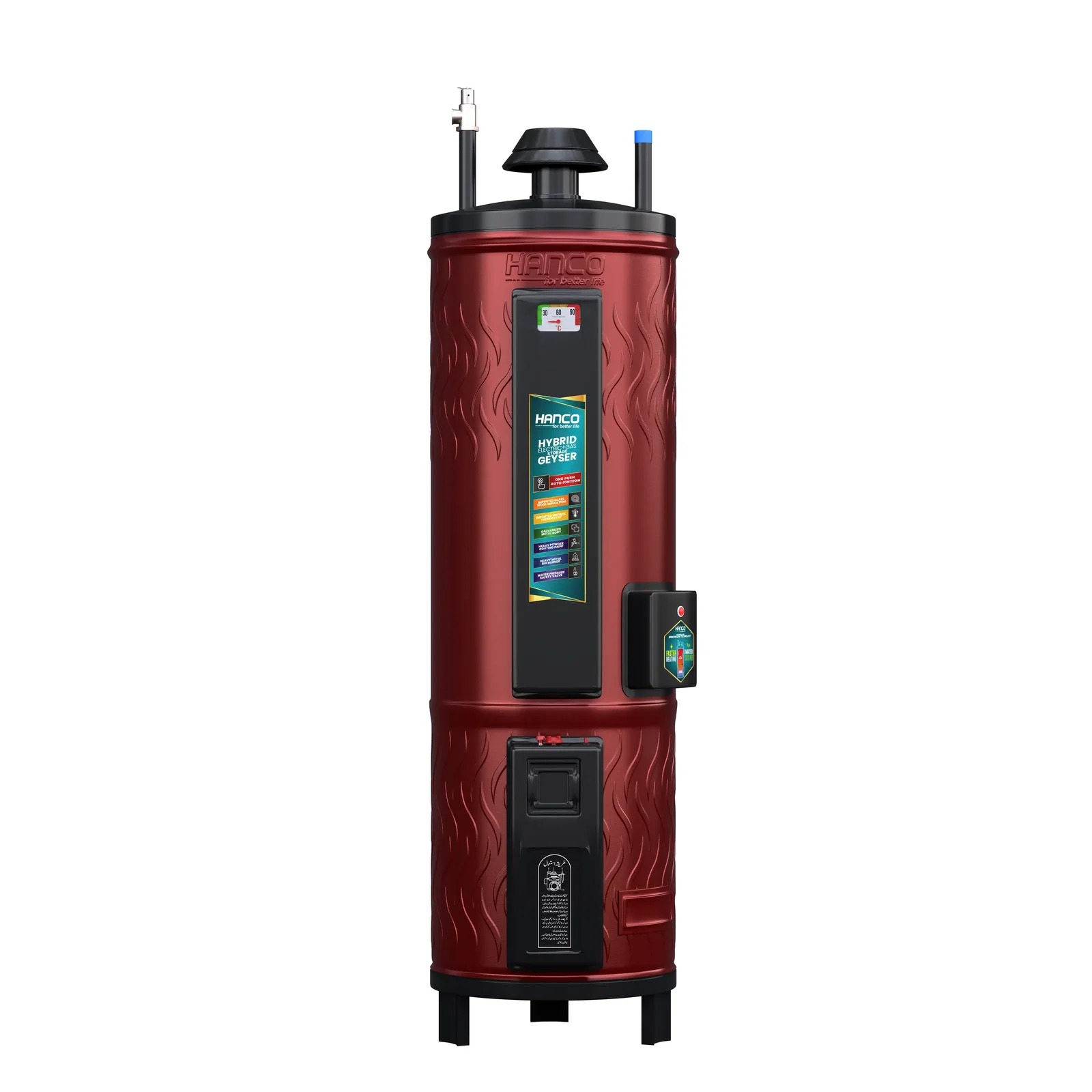 30-GL Heavy Duty Hybrid Electric Gas Storage Geyser 30-GL heavy duty hybrid electric and gas storage geyser