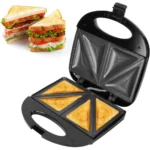 Double-Sided Electric Sandwich Maker with Non-stick Plates