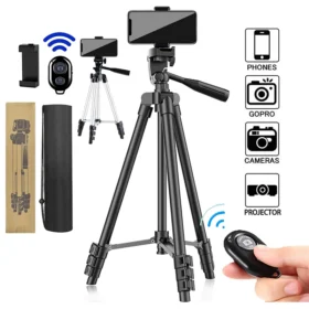 NA-3120 Phone Tripod Stand | 102cm Universal DSLR Photography for Phone