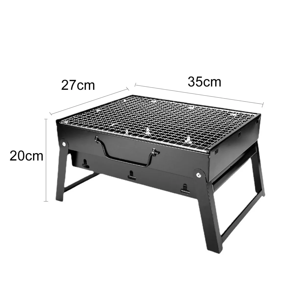 Outdoor BBQ Charcoal Grill | Reinforced Bracket Grill for Garden