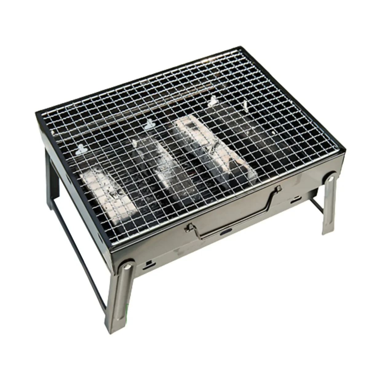 Outdoor BBQ Charcoal Grill | Reinforced Bracket Grill for Garden