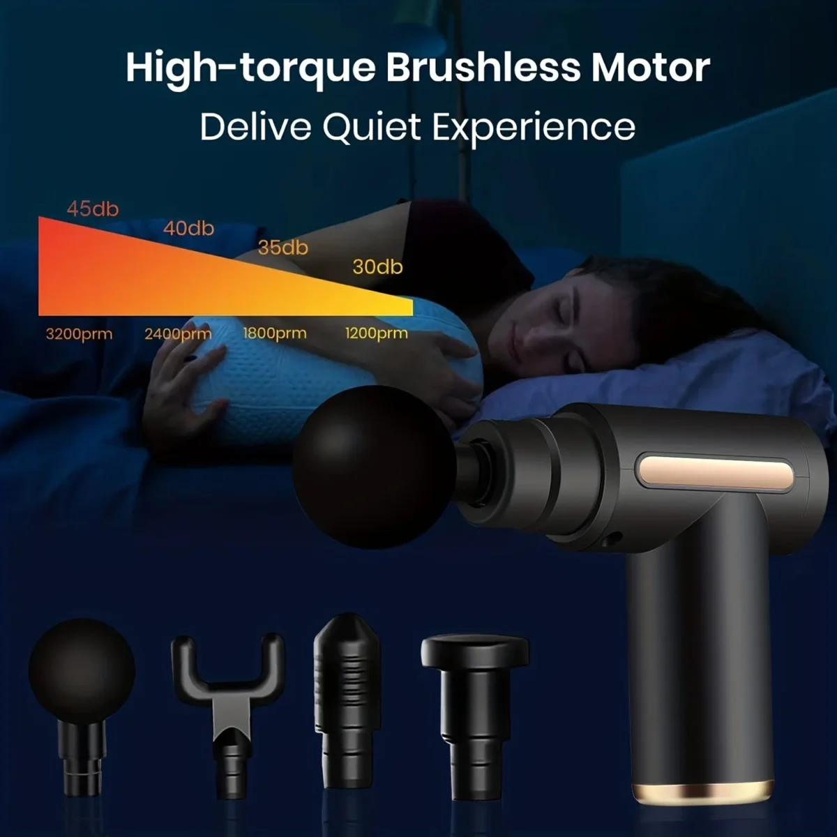 Portable Facial Massage Gun | Electric Percussion Pistol Massager