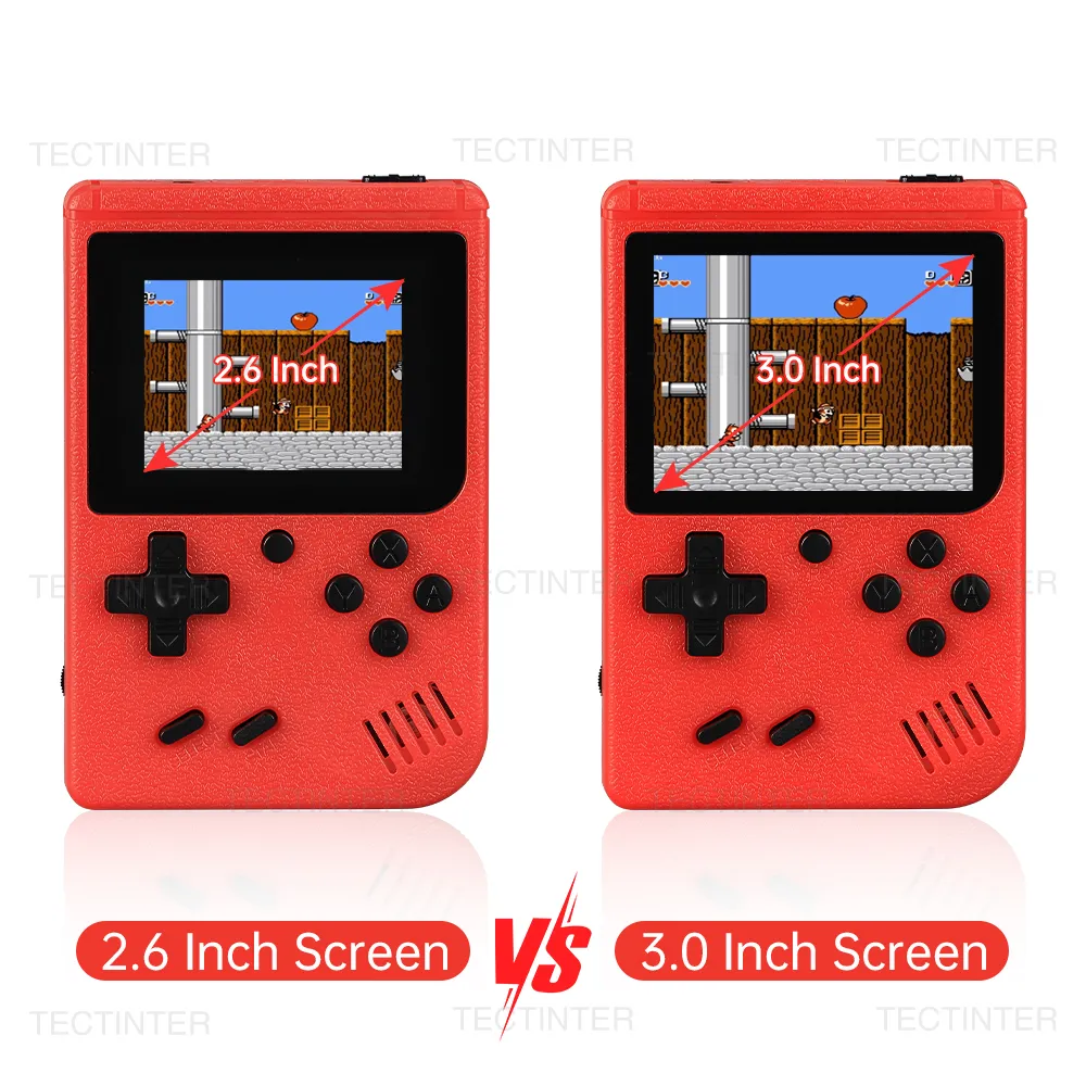 Built In 400 Games Handheld Console 3.0 Inch Color LCD Retro Game Console Video Game Player Pocket Portable Console Mini Games