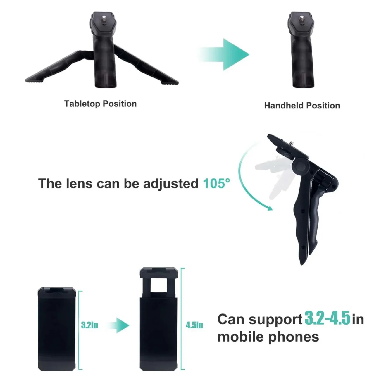 Smartphone Vlogging Kit with Tripod | Best Mini Microphone Starter Vlog kit
