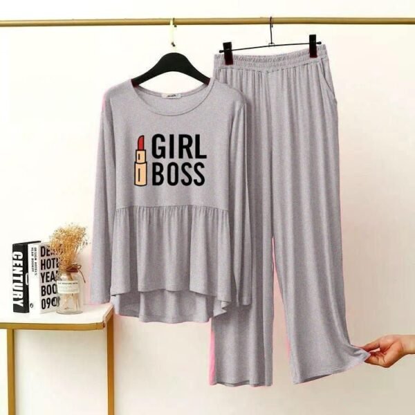 Sleepwear H-gray Girl boss