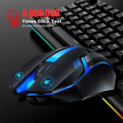 Colorful Led Wired Mice Ergonomic Business Mouse 5500 DPI Gaming Mouse With Backlight for Computer Laptop 1