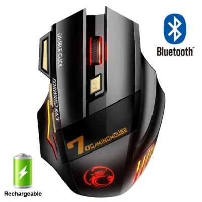 Rechargeable Wireless Gaming Mouse Bluetooth Gamer Ergonomic With Backlight RGB Silent Mice For Laptop PC
