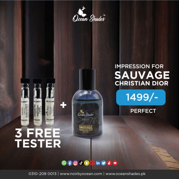 Ocean Shades SAUVAGE inspired by BRAND (For Men) - Premium Edition 50/100ML
