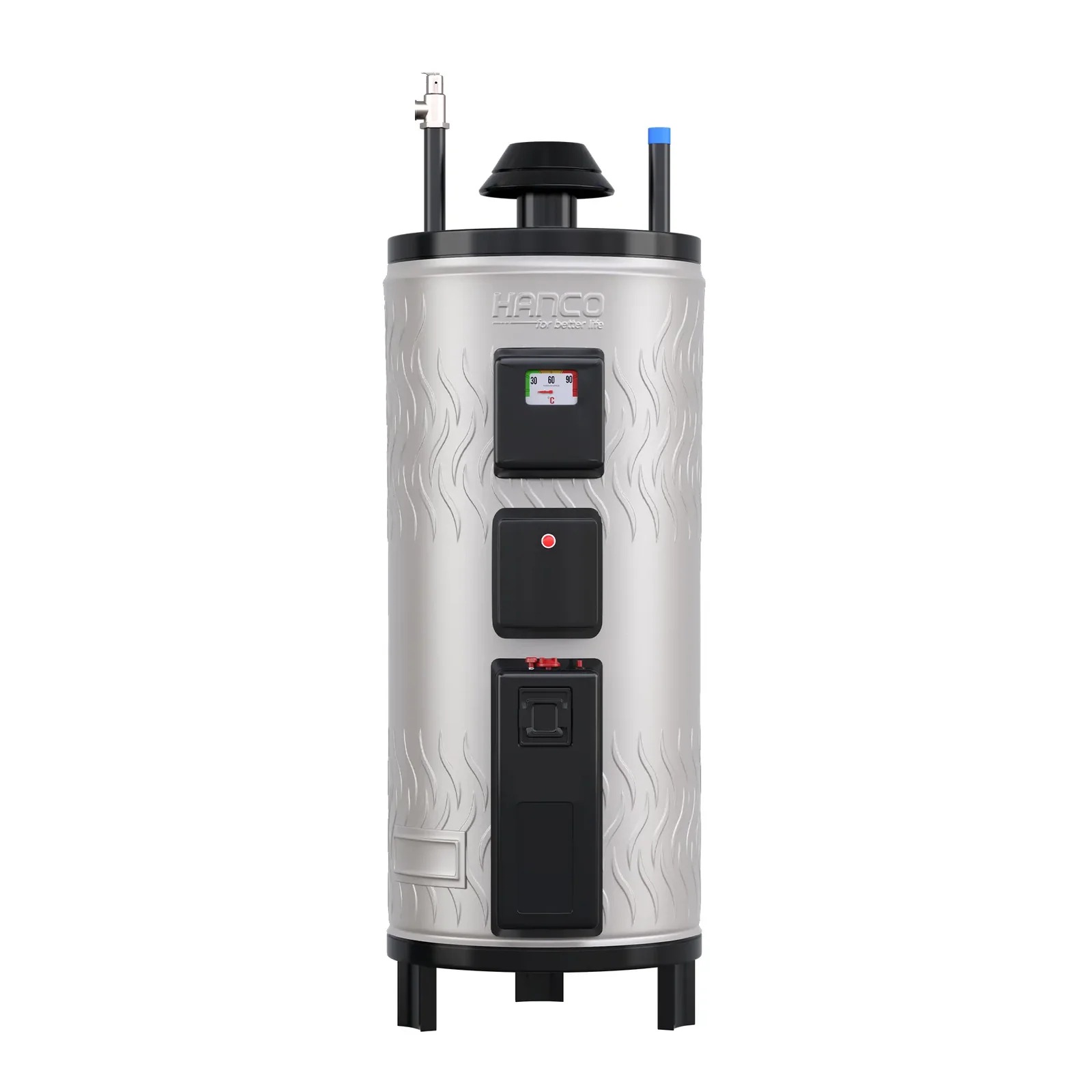 20-GL deluxe hybrid electric and gas storage geyser