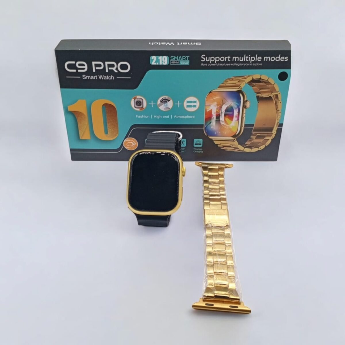 C9 Pro Smartwatch Series 10 | Dynamic island | Live Wallpaper HD Display