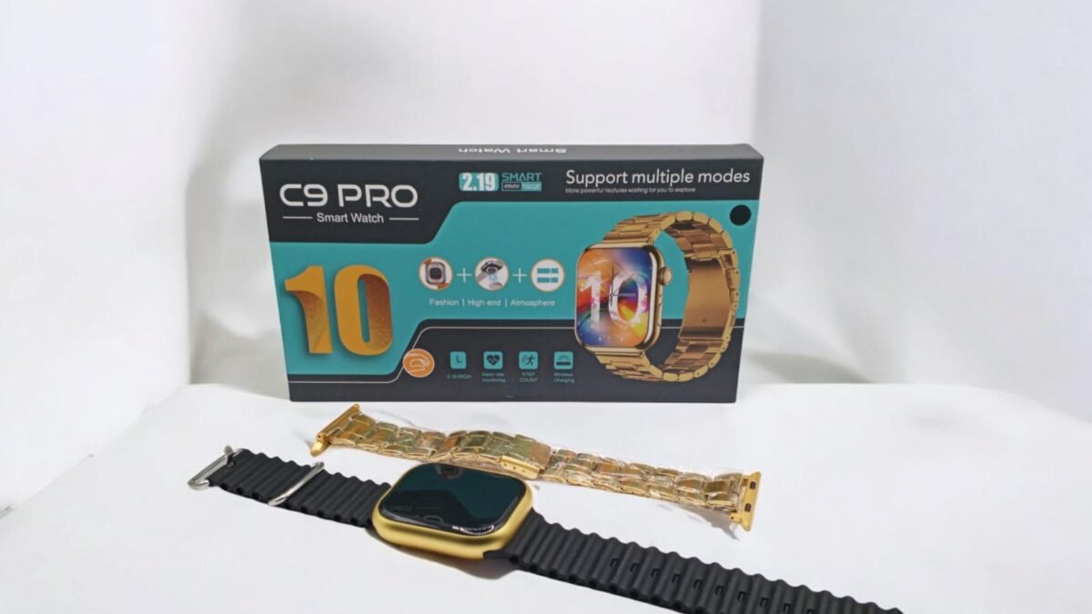 C9 Pro Smartwatch Series 10 | Dynamic island | Live Wallpaper HD Display