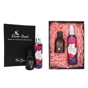 Gift Box with Perfume & Body Mist For Women