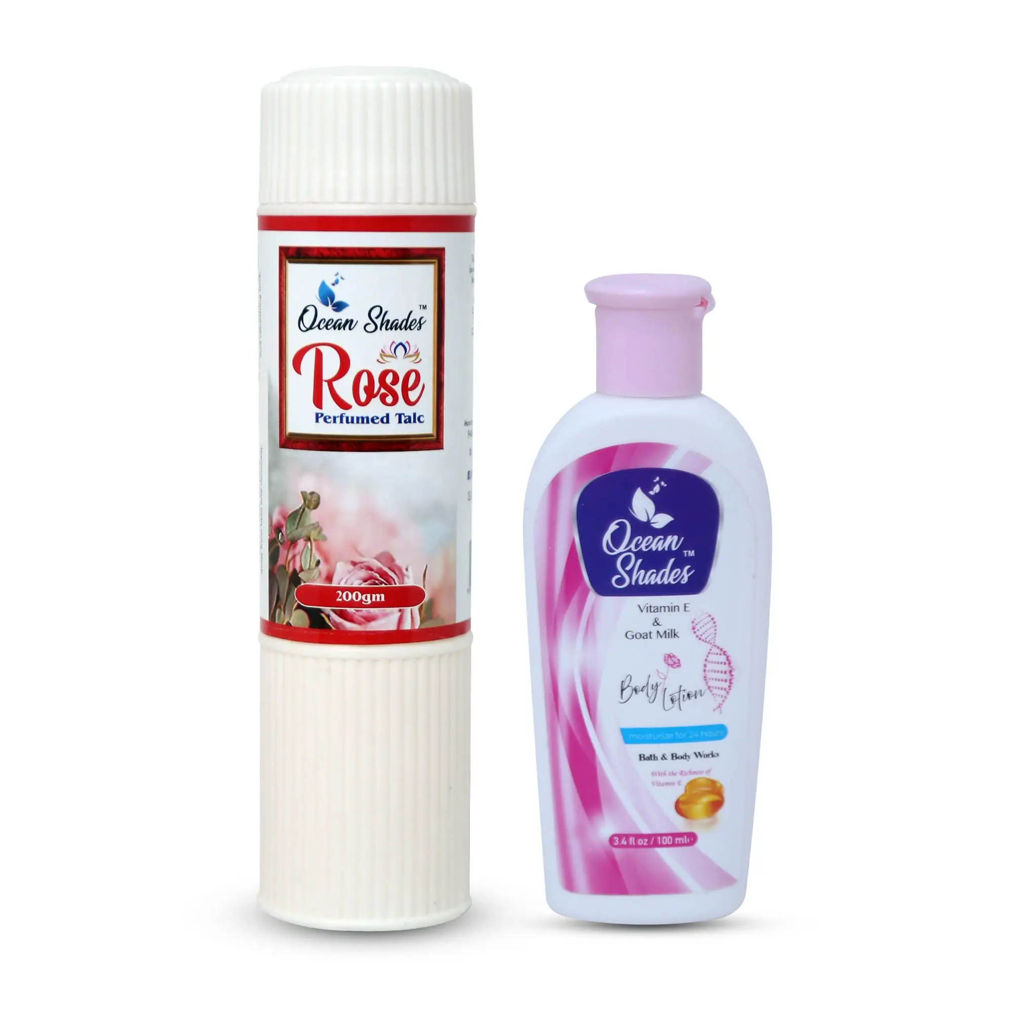 Ocean Shades Rose Powder + Body Lotion Deal