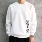 Men's Sportswear Harajuku High Street Printed Top - Cotton O Neck Long Sleeved T-shirt