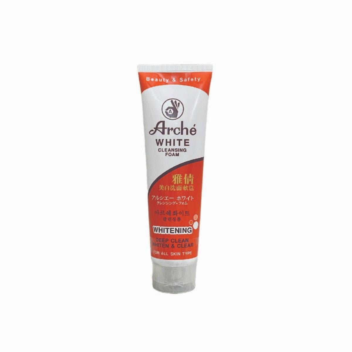 Arche White Cleansing Foam tube for brightening and deep cleansing