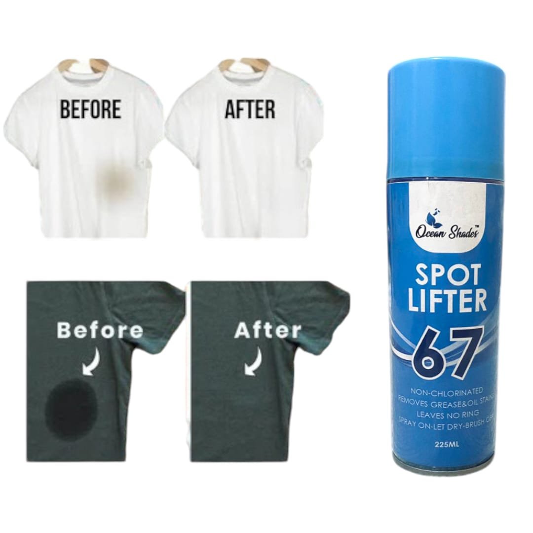 Ocean Shades Spot Lifter 67 225ml Oil Stain Remover Spray - Powerful Solution for Tough Stains