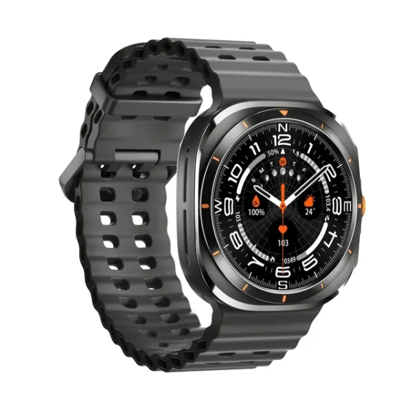JS Galaxy Watch Ultra New GPS Track Smart Watch Men Amoled Always Display Body Temperature BT Talk Smart Watch