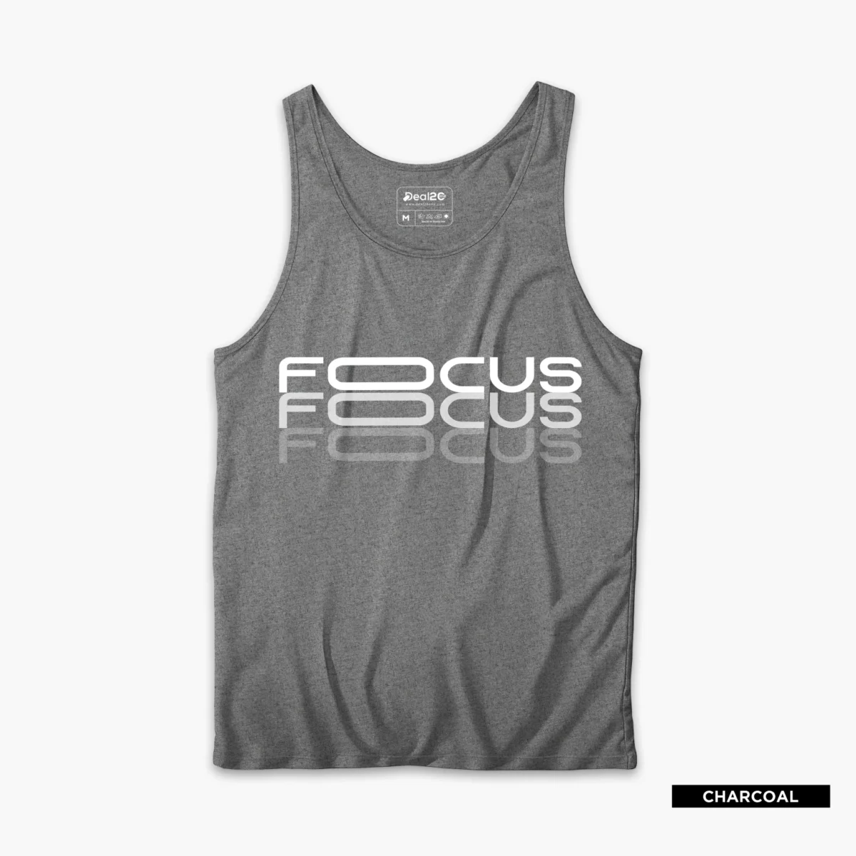 Pack of 3 Get Focus No Believe Printed Tank Tops For Mens - Image 4