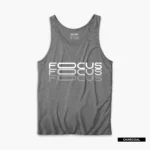 Pack of 3 Get Focus No Believe Printed Tank Tops For Mens - Image 4