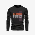 Pack of 4 Monday Perfect Interest Mens Printed Long Sleeves T-Shirts - Image 5