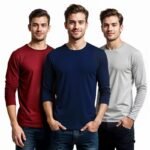 Bundle of 3 MNH long sleeve t-shirts in medium, large, and XL – soft and durable