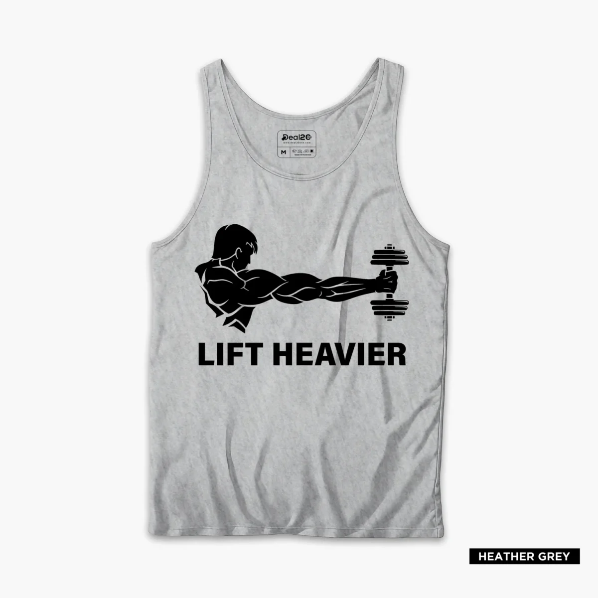 Pack of 3 Heavier Iron Fit Printed Tank Tops For Mens - Image 4