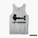 Pack of 3 Heavier Iron Fit Printed Tank Tops For Mens - Image 4
