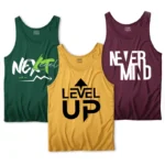 Pack of 3 Mind Next Level Tank Tops for Men – Stylish Gym Wear