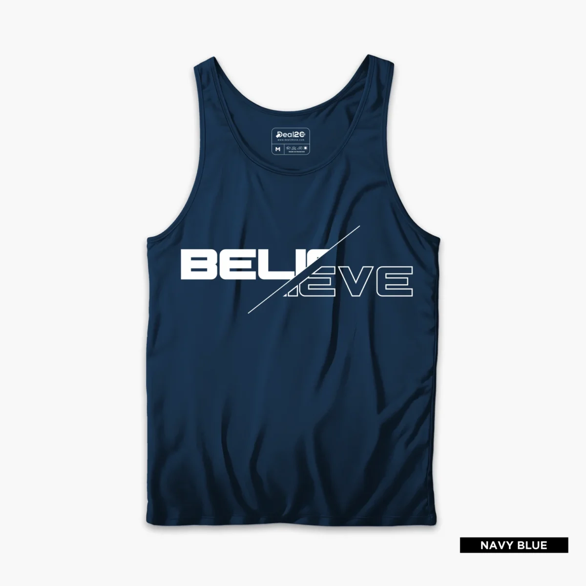 Pack of 3 Get Focus No Believe Printed Tank Tops For Mens - Image 3