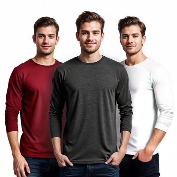 Bundle of 3 MCW premium long sleeve t-shirts in multiple sizes and colors