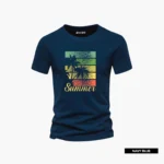 Pack of 5 Men’s Long Round Neck Printed T-Shirts – Casual & Stylish - Image 5