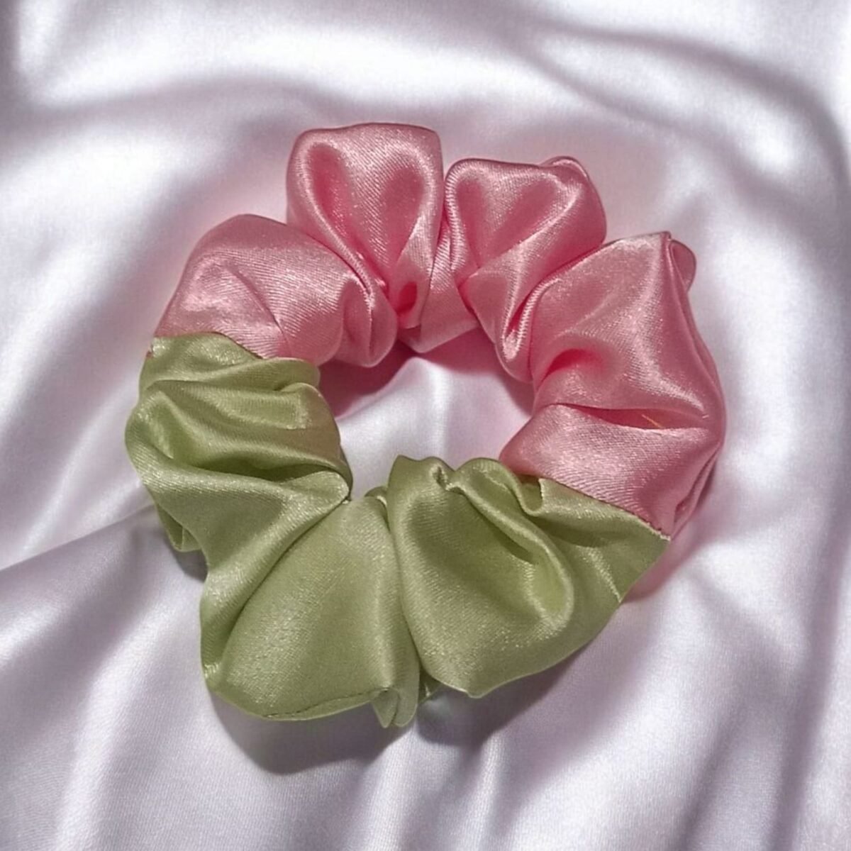 Double Tone Scrunchies – Stylish & Soft Hair Ties for Girls