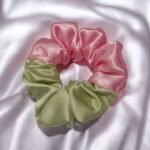 Double Tone Scrunchies – Stylish & Soft Hair Ties for Girls