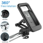 Universal Bike & Motorcycle Phone Holder – Waterproof 360° Swivel Mobile Mount