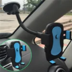 Universal Car Phone Holder Bracket – Cup Holder & Windshield Mount - Image 2
