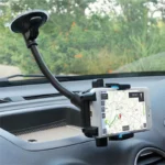 Universal Car Phone Holder Bracket – Cup Holder & Windshield Mount