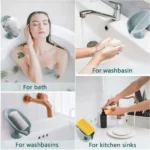 Soap Holder Soap Dish Self Draining Soap Holder, Bar Soap Holder,Leaf Shape Soap Saver - Image 5