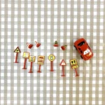 electric car puzzle track 25pcs forest park scene for kids