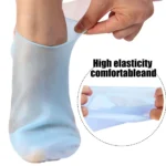 Silicone moisturizing socks for women – soft gel spa socks for dry feet