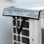 Aluminum Foil AC Outer Cover for outdoor air conditioner protection