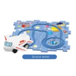 electric car puzzle toy 5pcs space scene for kids