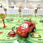 electric car puzzle track 25pcs forest park scene for kids