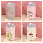 Portable Canned Wet Wipes for Children Cartoon Cleaning Cloths