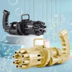 10 hole automatic Gatling bubble machine electric blower toy gun