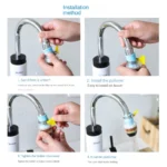 6-layer kitchen water filter tap purifier with medical stone nozzle
