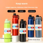 1000ML Outdoor Thermos Water Bottle Stainless Steel Insulated - Image 2