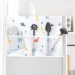 Waterproof PEVA fridge and washing machine cover with dustproof cloth and storage bag