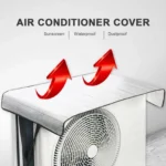 Aluminum Foil AC Outer Cover for outdoor air conditioner protection