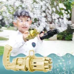 10 hole automatic Gatling bubble machine electric blower toy gun